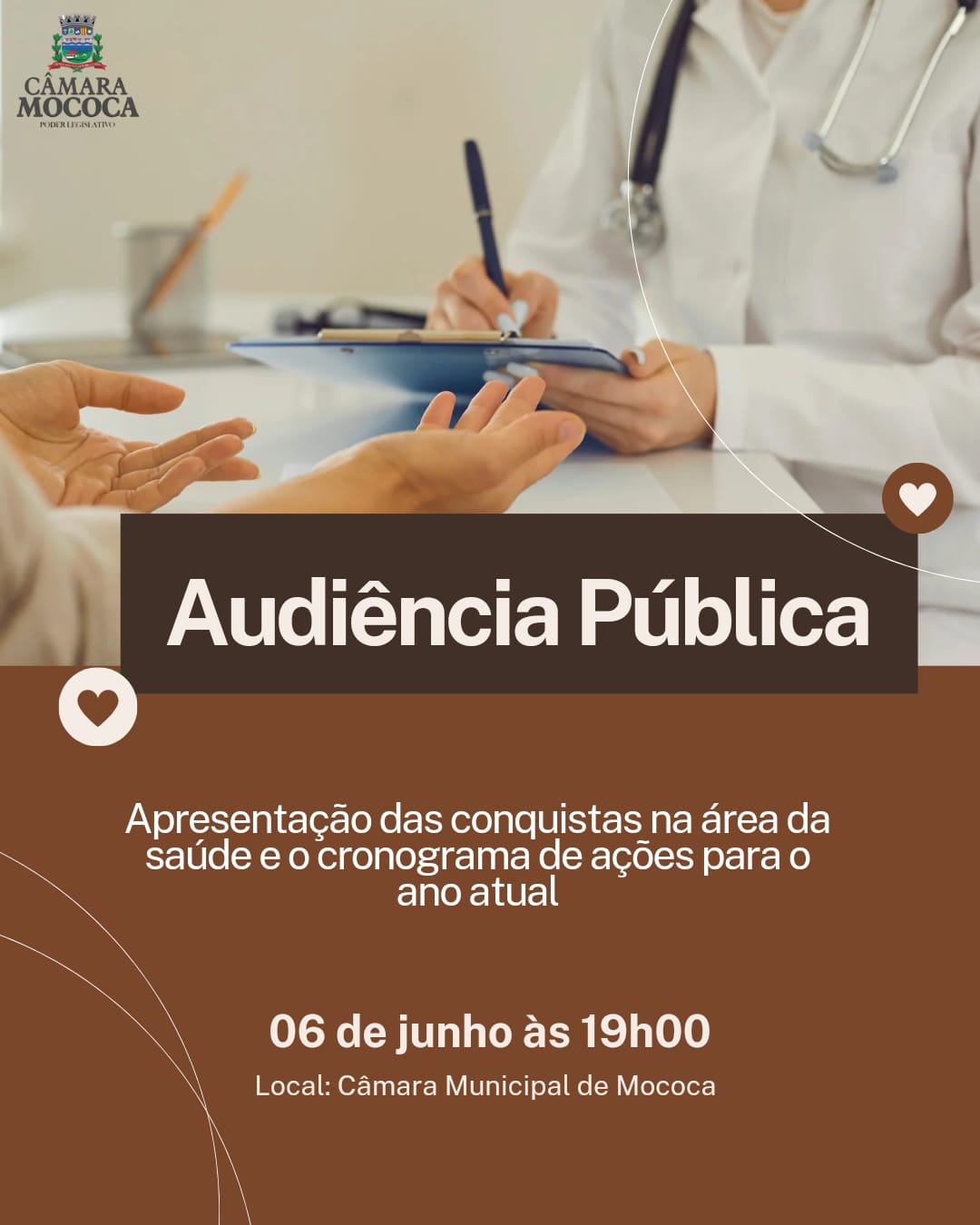 Audiência Pública Apresentará Conquistas na Saúde e Cronograma de Ações para 2024