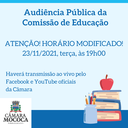 Audiência Pública da Comissão de Educação