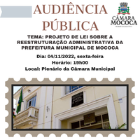 Audiência Pública sobre Reestruturação Administrativa da Prefeitura