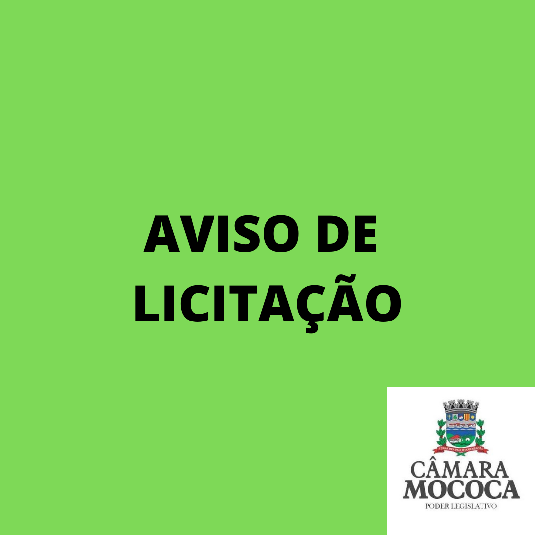 Aviso de Licitação