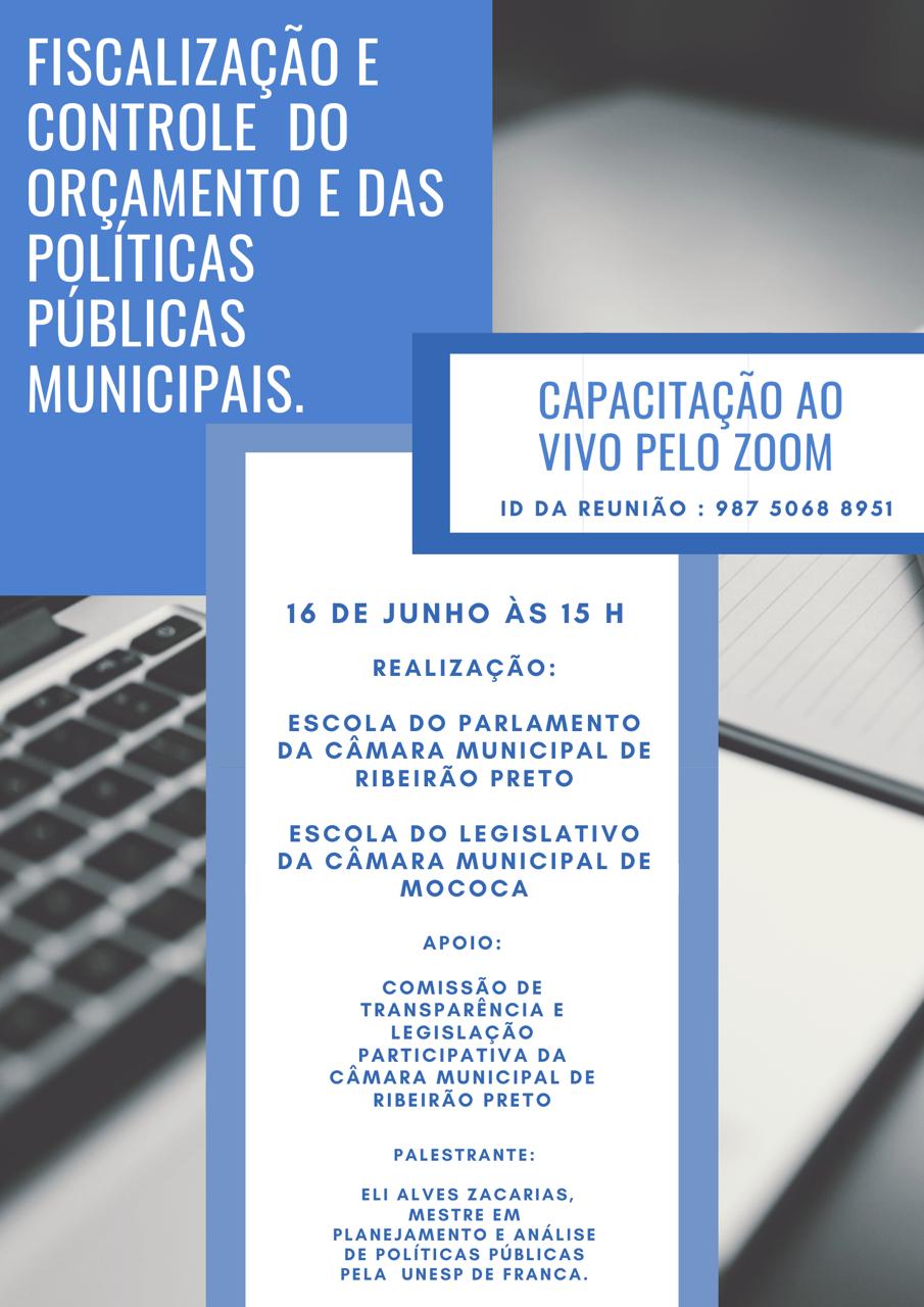 Câmara Municipal de Ribeirão Preto promove curso online para Vereadores