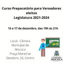 Curso preparatório para vereadores eleitos