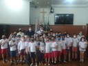 Escola Nancy de Rezende Zamarian visita prédio da Câmara Municipal