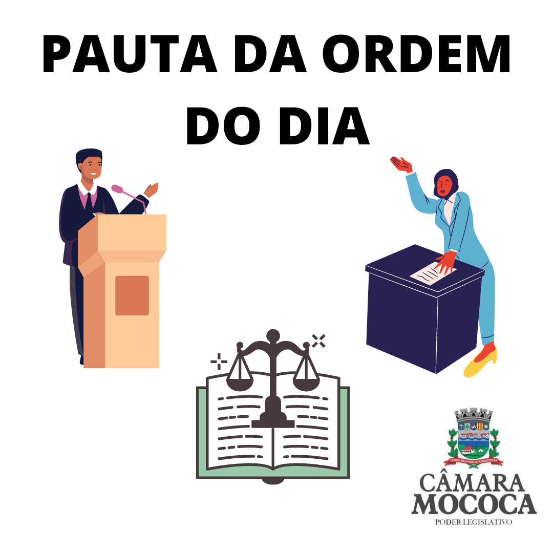 Pauta da Ordem do dia: 10ª sessão ordinária