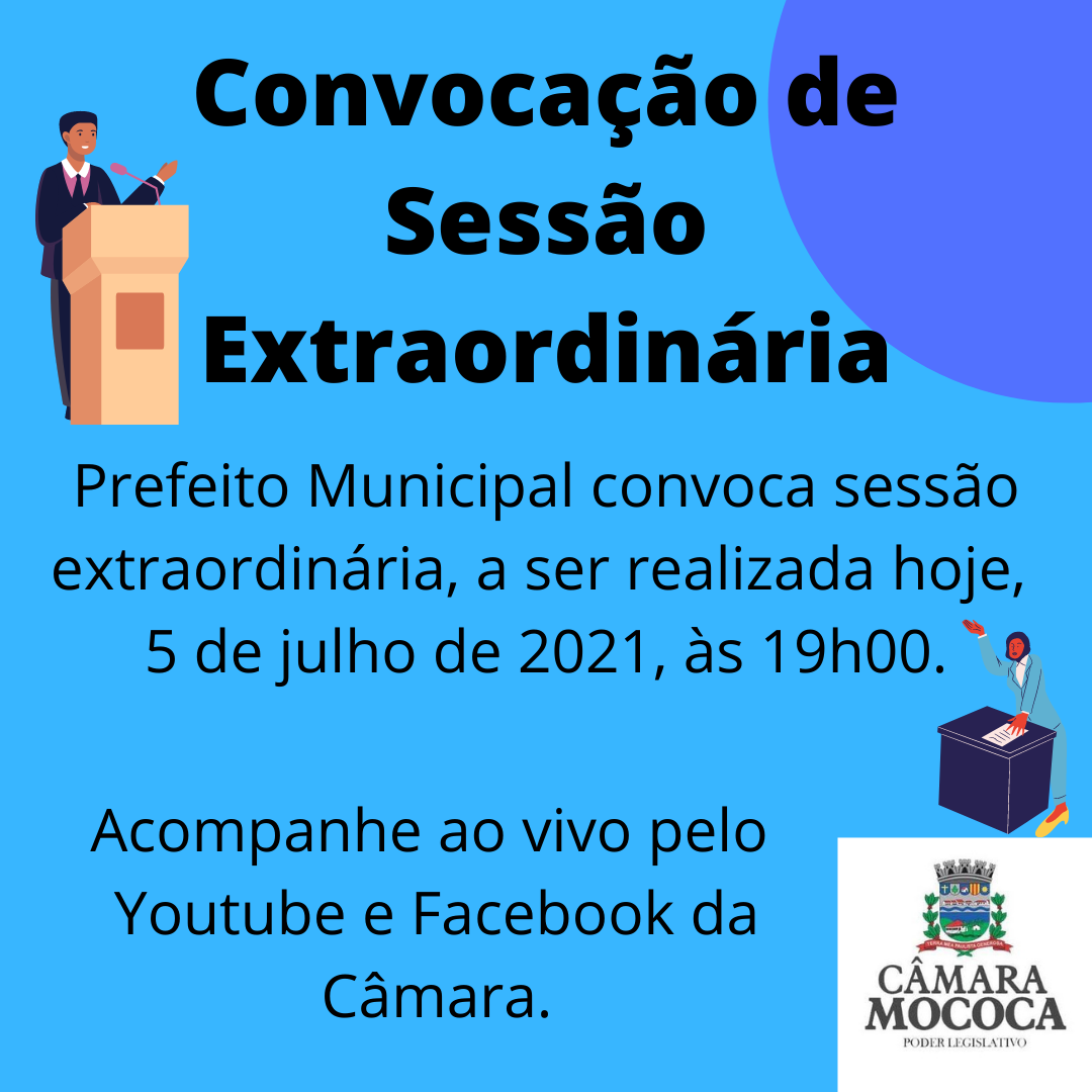 Prefeito convoca sessão extraordinária