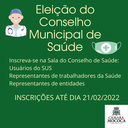 Prefeitura convoca entidades para eleição do Conselho Municipal de Saúde