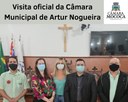 Visita oficial da Câmara de Artur Nogueira